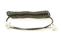 12' Coiled Cable Tether w/key, Pack of 12