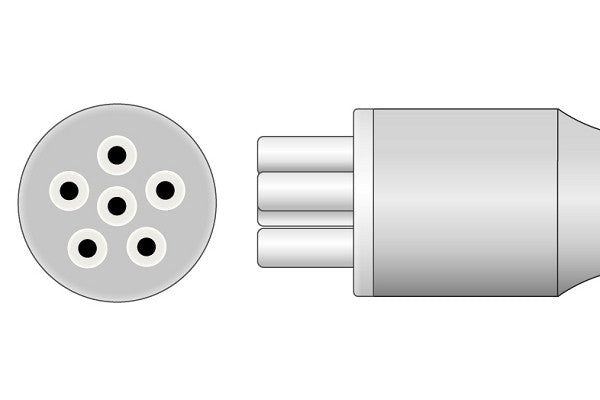 Omron > Colin Compatible Direct-Connect ECG Cable