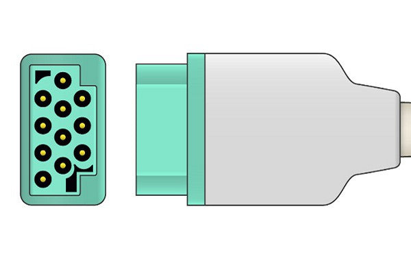 GE Healthcare > Marquette Compatible Direct-Connect ECG Cable
