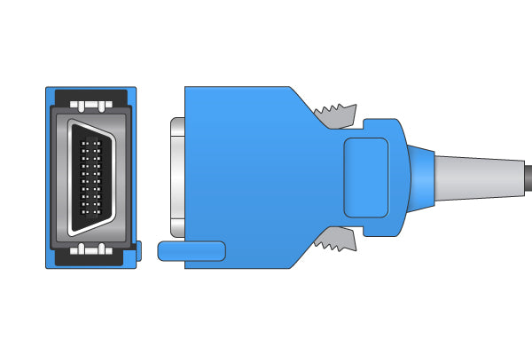 Nihon Kohden Compatible SpO2 Adapter Cable