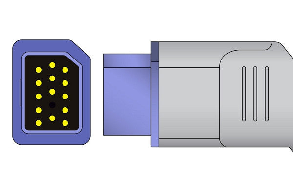 Nihon Kohden Compatible SpO2 Adapter Cable