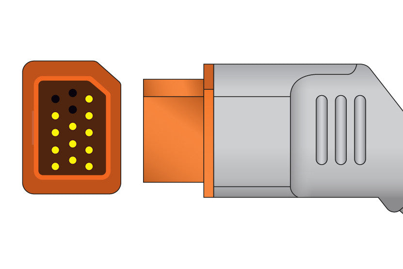 Nihon Kohden Compatible IBP Adapter Cable