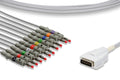 Mortara > Burdick Compatible Direct-Connect EKG Cable