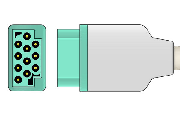 GE Healthcare > Marquette Compatible Direct-Connect EKG Cable
