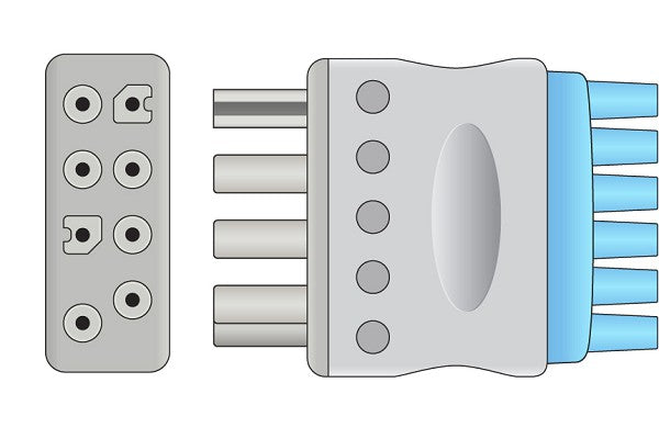 Nihon Kohden Compatible Disposable ECG Leadwire