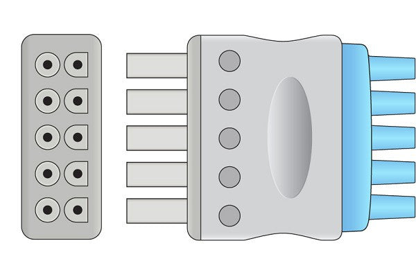 GE Healthcare > Marquette Compatible ECG Leadwire