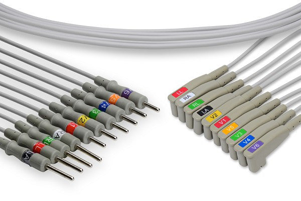 Mortara > Quinton Compatible EKG Leadwire