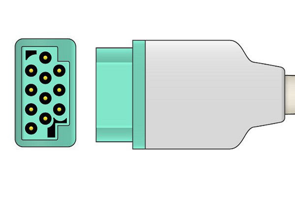 GE Healthcare > Marquette Compatible ECG Trunk Cable